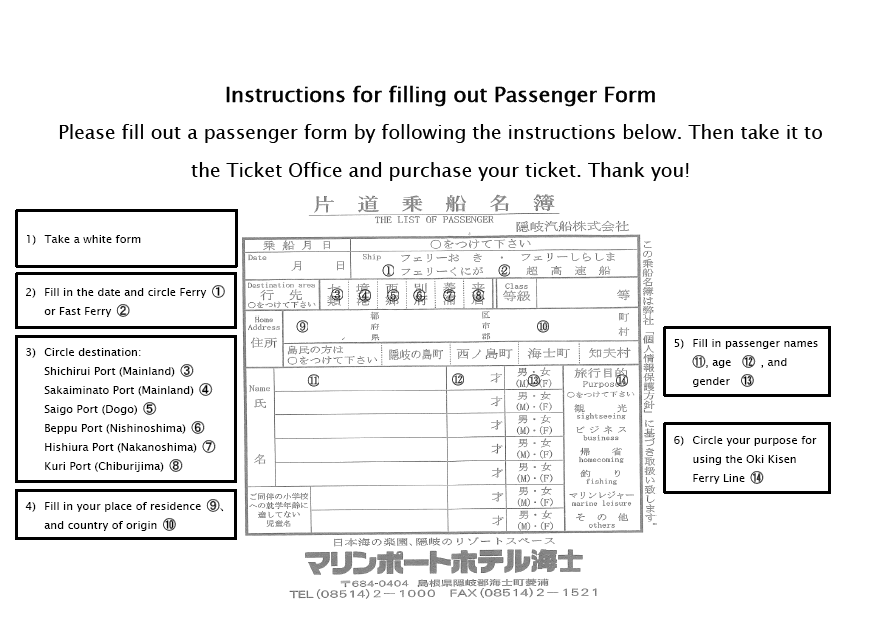 乗船名簿