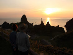 夕陽鑑賞