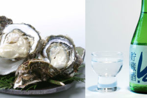 岩牡蠣と地酒